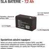 Bezúdržbový olověný akumulátor 12 V/7,2 Ah, faston 6,3 mm Voir les images du produit