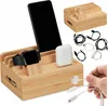 Relaxdays Oplaadstation, voor Apple Watch, bamboe, Productafbeelding-voorbeeld 11