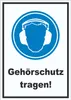 Gehörschutz tragen Aufkleber A9 (37x52mm) Produktbild-Vorschau 1