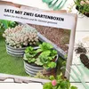 Hochbeet 2er-Set verzinkter Stahl, Pflanzkasten rund Produktbild-Vorschau 6