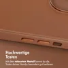 Accezz MagSafe Leather Backcover iPhone 15 - Sienna Brown Produktbild-Vorschau 10