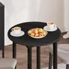 Piano tavolo vidaXL nero, Ø 60 x 1,5 cm, materiale a base Anteprima dell’immagine prodotto 4