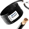 EBROM® 10 Meter Batteriekabel 10 mm² SCHWARZ - Minuskabel - Produktbild-Vorschau 1