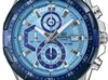 Close-up of a blue Casio Edifice watch. Produktbild-Vorschau