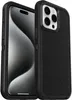 A black OtterBox Defender XT iPhone 15 Pro Max case is shown from a diagonal angle, with the phone partially visible inside. Podgląd zdjęcia produktu