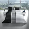 Mikrofaser Bettwäsche 135x200cm 2-teilig Set Schwarz Grau Produktbild-Vorschau 2