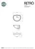 Sapho Kerasan Retro - Lavabo da incasso 500x410 mm, bianco Anteprima dell’immagine prodotto 4