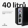 Klarstein Mini chladnička, 40 l, malá, tichá chladnička do Náhled obrázku produktu 2