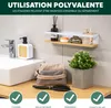 Zestaw 2 półek na przyprawy eluno z bambusowym dnem, Podgląd zdjęcia produktu 5