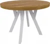 Massiver runder Klapptisch Eiche Craft Ø100/150 Produktbild-Vorschau 1