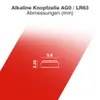 CAMELION Alkaline AG0 / LR63 / LR521 / 379 / BP10 Produktbild-Vorschau 7