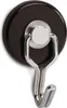 MAUL Magnet rund 2 Stück 5 kg Stahl Metall Ferrit mit haken Produktbild-Vorschau 1