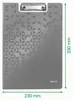 Leitz WOW Clipfolder with cover, A4, Hartschaumstoff, Blau, Produktbild-Vorschau 4