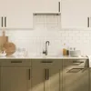 vidaXL Nábytkové úchytky 5 ks černé 192 mm nerezová ocel Náhled obrázku produktu 4