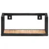Eleganten-Stil Wandregale 2 Stk. 40 cm Raues Mangoholz Produktbild-Vorschau 4
