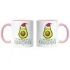 Merry Christmas Tasse Rosa Geschenkidee Avocado-Fans Produktbild-Vorschau 3