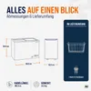GastroHero Tiefkühltruhe ECO 200 mit Glasschiebedeckel – Produktbild-Vorschau 5