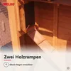 Hühnerstall XL Kleintierstall mit Auslauf & Nestbox Produktbild-Vorschau 5