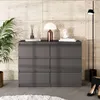 Comodà grigio antracite con 6 cassetti – Credenza moderna Anteprima dell’immagine prodotto 3