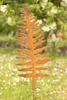 2er Set Rost Gartenstecker Farn 78 cm Edelrost Beetstecker Produktbild-Vorschau 3