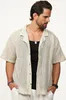 SOULSTAR Herren Kurzarmhemd im Vintage Summer-Look Herren Produktbild-Vorschau 2