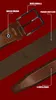 Kunstleder Gürtel Herren 3.4cm Breite,Klassisch 6 Produktbild-Vorschau 4
