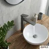 Avapax | Umývadlová baterie stojící vysoká – matný gun Náhled obrázku produktu 3