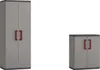 Keter Kunststoffschrank Quadra 166 x 68 x 39 und 83 x 68 x Produktbild-Vorschau 1