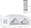 Outsunny Pavillon 5,85 x 2,95m Gartenpavillon, Faltpavillon Produktbild-Vorschau 3
