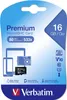 Verbatim Micro SDHC 16GB, 16384 MB, Micro Secure Digital Náhled obrázku produktu 1