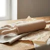 Holz Teigroller Drehbar 46 cm Ø 6,5 cm Küchenroller Produktbild-Vorschau 4