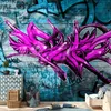Vlies Fototapete - Anonymous graffiti 100x70 cm Streetart Produktbild-Vorschau 1