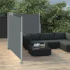 vidaXL Ausziehbare Seitenmarkise Anthrazit 100 x 600 cm Produktbild-Vorschau 9