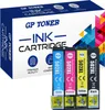 A box of GP Toner ink cartridges with four cartridges displayed in front of it. Náhľad obrázku produktu