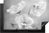 KitchenYeah© Herdabdeckplatte Stilleben - Blumen - Schwarz Produktbild-Vorschau 1