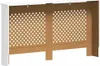 vidaXL Kryt radiátora biely 152x19x81,5 cm MDF Náhľad obrázku produktu 6