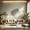 Lustro Łazienkowe Nieregularne LED - 60x75 - ZADAR, z Podgląd zdjęcia produktu 4