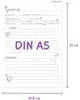 Rezeptblätter DIN A5 für Rezeptordner zum Selberschreiben, Produktbild-Vorschau 3