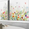 Fensteraufkleber Blumen Iris Frühling Anti-Kollision Produktbild-Vorschau 3