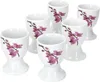 6er Set Kyoto Eierbecher 6 Personen lilafarbene Orchideen - Produktbild-Vorschau 2