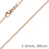 1,5mm Rund-Ankerkette aus 585 Gold Rotgold Kette Collier Produktbild-Vorschau 2