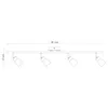 Home Sweet Home LED-Aufbaustrahler Alba 4L - dimmbar - Produktbild-Vorschau 8
