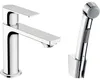 Hansgrohe Rebris E Wastafelmengkraan met bidet handdouche Produktbild-Vorschau 3