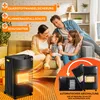 Ikodm - Stufa a infrarossi nera, 4200 W, riscaldatore a Anteprima dell’immagine prodotto 4
