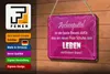 Blechschild Spruch 18x12cm Aschenputtel Schuhe ändern Leben Produktbild-Vorschau 3