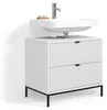 Mobile sottolavabo per bagno Livinity Aterno Bianco 70 x 63 Anteprima dell’immagine prodotto 1