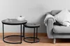 Zestaw Stoliki Kawowe Loft 60/40 cm Czarny Podgląd zdjęcia produktu 9