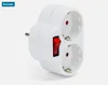 6 x Steckdosen-Adapter mit Schalter und 2 Schuko Stecker Produktbild-Vorschau 2