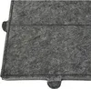 A close-up, angled view of a charcoal gray filter pad. Produktbild-Vorschau