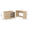 Homlando biurko komputerowe narożne Maja 130 × 120 cm Podgląd zdjęcia produktu 4